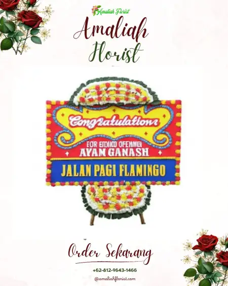 Sewa Papan Bunga Bunguran Barat