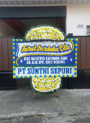 Papan Bunga Duka di Bunguran Barat