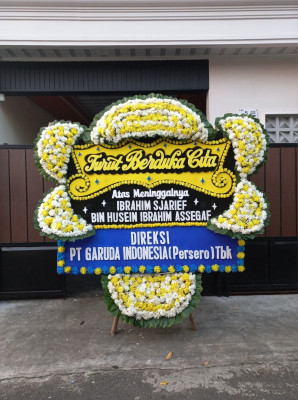 Papan Bunga Duka di Bunguran Barat